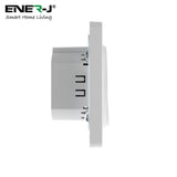 Smart Wi-Fi Dimmable Switch 1 Gang, Smart Dimmable Switch For Led Lights, Compatible With Alexa For Dimming Lights & Bulbs, White