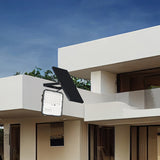 50W LED Floodlight Outdoor with Solar Panel, IP65 Waterproof, 1100 Lumens, Wall Light Work Lighting for Garage, Garden, Warehouse etc