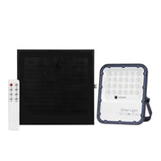 50W LED Floodlight Outdoor with Solar Panel, IP65 Waterproof, 1100 Lumens, Wall Light Work Lighting for Garage, Garden, Warehouse etc