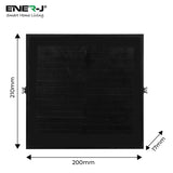 50W LED Floodlight Outdoor with Solar Panel, IP65 Waterproof, 1100 Lumens, Wall Light Work Lighting for Garage, Garden, Warehouse etc