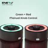 ENER-J 1200W Portable Infrared Heater – IP65 Rated Indoor & Outdoor Electric Space Heater with 8 Heat Settings, Oscillation, Low-Energy Silent Operation for Home, Office, Patio or Garden