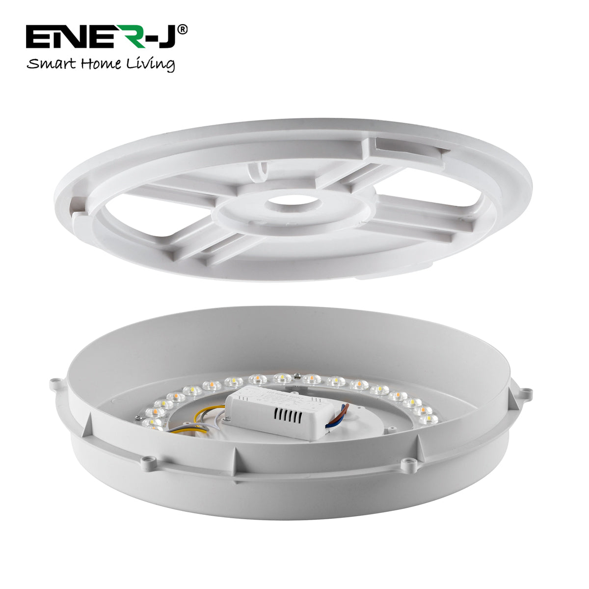 Surface mounted Earth LED Ceiling Light, 2D Printed Earth Light Shade, Power: 24W, Size: 300mm, 6500K, IP20
