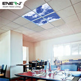 Set of 4 SKY Cloud LED Panels, Colour Changing and Dimmable, 60x60 40W 3D Effect, Ceiling Light with Remote, 2200 Lumens