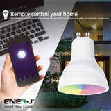 5W GU10 Smart LED WiFi Bulb, Dimmable, RGB & Tuneable Warm White to Cool White, Spotlight Bulbs, Compatible with Alexa & Google Home