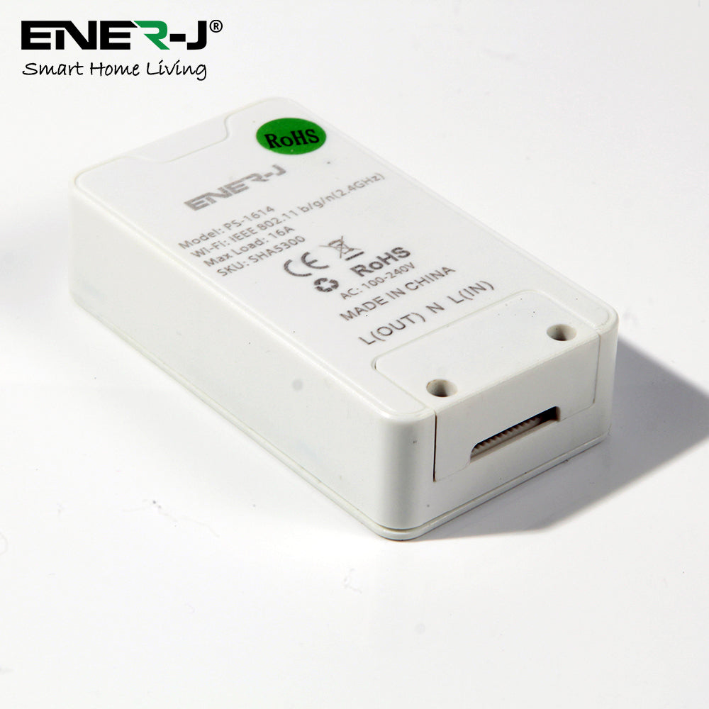 WiFi Inline Switch, Max Load 2200W. Compatible With Alexa and Google Home Voice Control