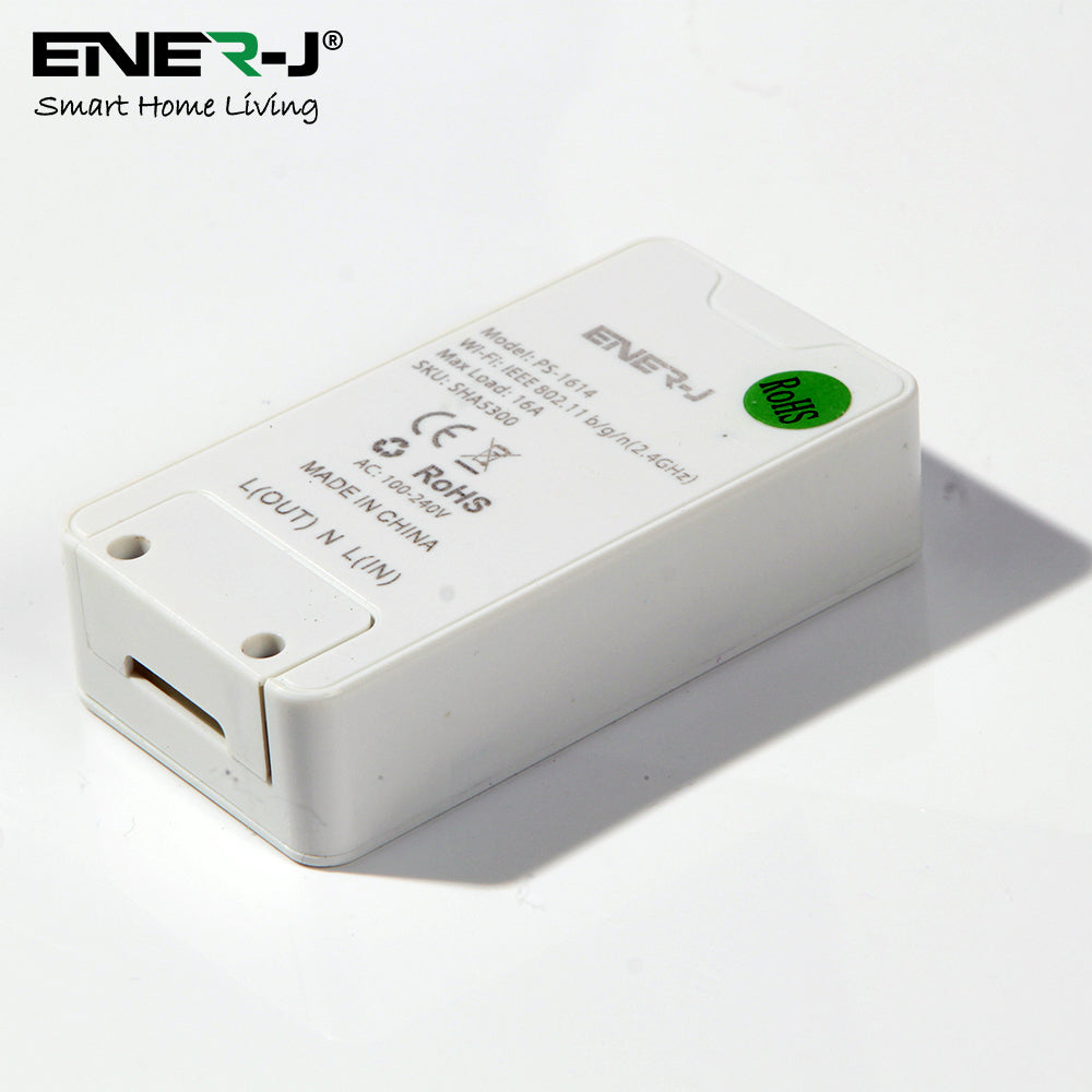 WiFi Inline Switch, Max Load 2200W. Compatible With Alexa and Google Home Voice Control