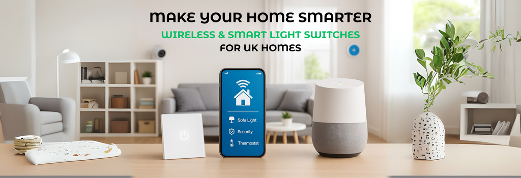Make Your Home Smarter: Wireless & Smart Light Switches for UK Homes