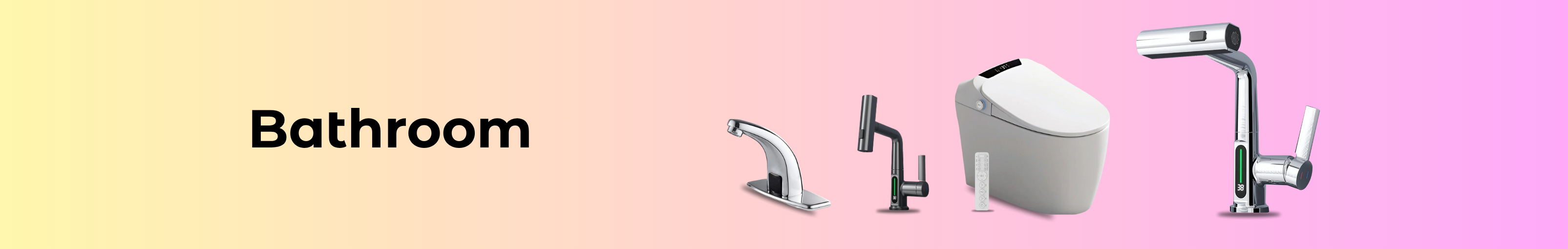 Smart Bath Set Smart Bathroom Accessories | LED Bathroom Mirrors & Touchless Taps