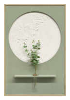 Britwall LED Wall Art Luxe Floral Vase Illuminated Canvas 83x123cm with UK Plug & ON Off Switch