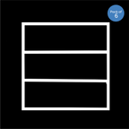 Edgelit Borderline LED Panel with Middle Bars 40W 4000 Lumens, 2 Years Warranty, 6000K for Offices, Schools, Hotels, Restaurants (Pack of 6)