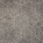 Britwall Dark Grey Hexagon PVC Shower Panel Matt Finish – Dark Grey