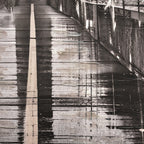 BBritwall LED Wall Art Winter Bridge Illuminated Canvas 123x83cm with UK Plug & ON Off Switch