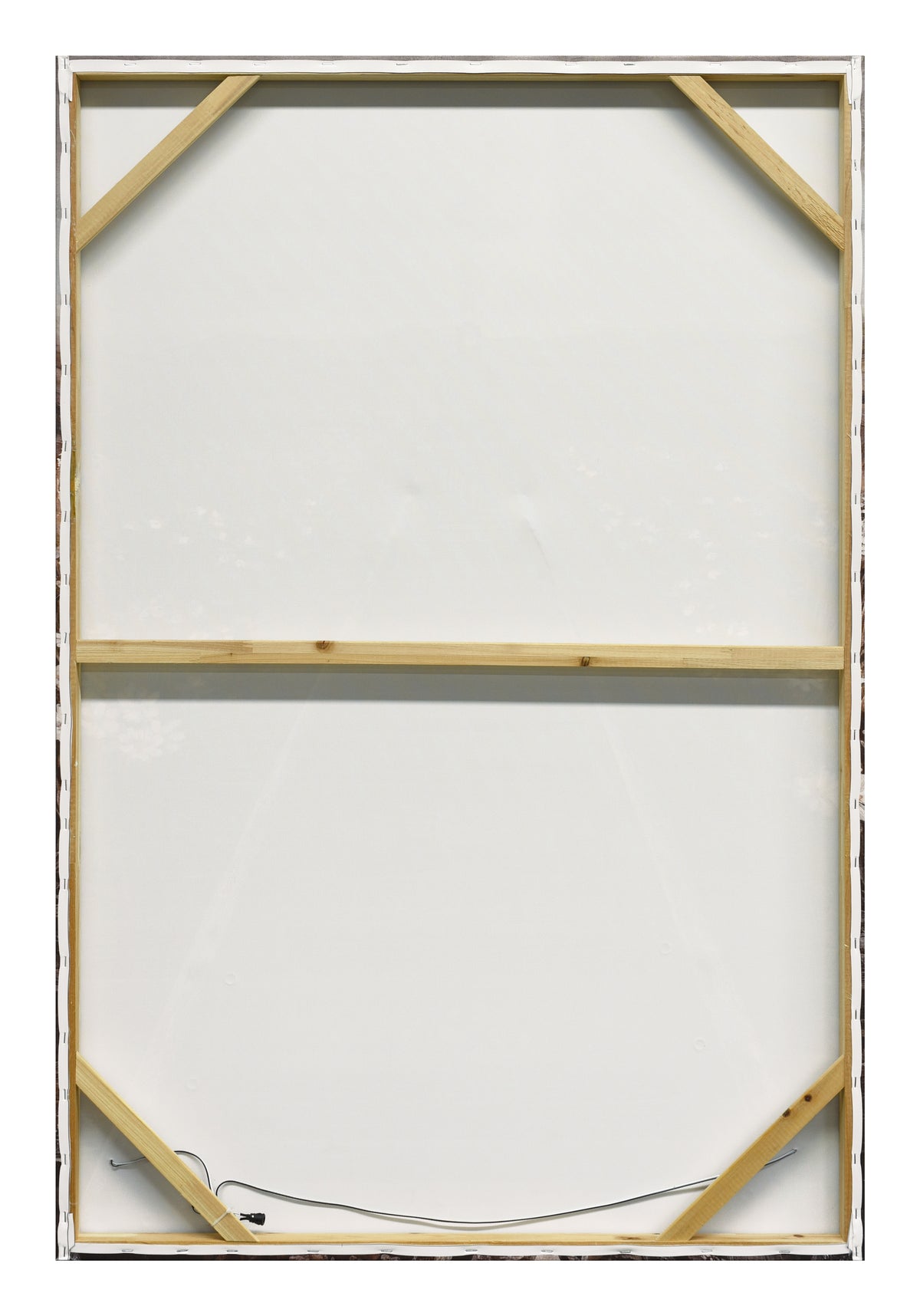 Britwall LED Wall Art Train on Tracks Illuminated Canvas 80x120cm with UK Plug & ON Off Switch