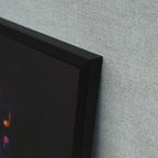 Britwall LED Wall Art DJ Monkey Illuminated Canvas 123x83cm with UK Plug & ON Off Switch