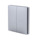 2 Gang Wireless Kinetic Switch Silver Body, IP55 - PRO Series