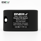 1 Gang Wireless Kinetic FOB Light Switch, IP56 Waterproof, No Battery or Power Source Required with On/Off and Dimming Smart Wall Switch for Home & Office