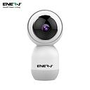 Ener-J Smart WiFi 1080P PTZ Indoor Security Camera, 360 Degreesâ Coverage, Night Vision, Two-Way Audio & Motion Tracking