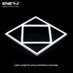 Double Square LED Ceiling Panel 60x60cms 40W 4000 Lumens, 3 Years warranty, CCT Switchable
