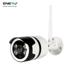 ENER-J 1080P Smart WiFi Outdoor Bullet IP Camera with 25m Night Vision, Motion Detection, Two-Way Audio & IP66 Weatherproof Design, Home Security Surveillance Camera