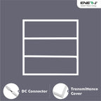 Edgelit Borderline LED Panel with Middle Bars 40W 4000 Lumens, 2 Years Warranty, 6000K for Offices, Schools, Hotels, Restaurants (Pack of 6)