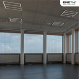 Edgelit Borderline LED Panel with Middle Bars 40W 4000 Lumens, 2 Years Warranty, 6000K for Offices, Schools, Hotels, Restaurants (Pack of 6)