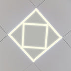 Double Square Borderline LED Panel, 60x60 40W 4000 Lumens, 3 Years warranty | Pack of 6 - 4000K