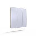 3 Gang Wireless Kinetic Switch Dimmable/Non Dimmable (white body)