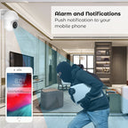 ENERJ Smart WiFi Outdoor Dome IP Camera, 2K 3MP Pan-Tilt Security Camera with Night Vision, Motion Detection, Two-Way Audio, Alexa/Google Home Compatible