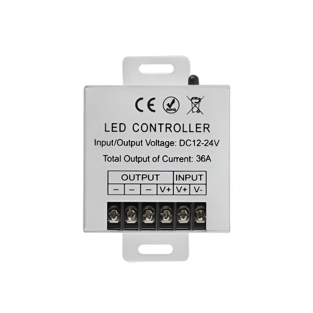 12V/24V Dimmable WiFi Controller for LED Strips, Max 360W