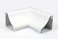 Corner connector for T650/T653 1 meter and 2 meters Gypsum Led Cove light, White