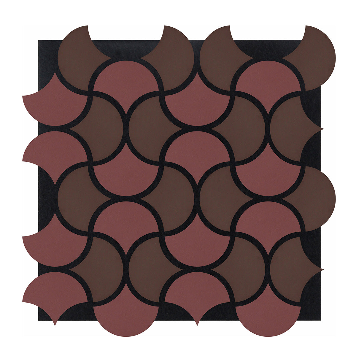 Britwall Acoustic Wall Panel 600x600mm PET + MDF Pack of 4 – Wave Arc Design
