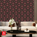 Wave Arc Design Acoustic Wall Panel - Soundproof PET + MDF  Size: 665 x 665 x17 mm (Pack of 4)