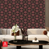 Wave Arc Design Acoustic Wall Panel - Soundproof PET + MDF  Size: 665 x 665 x17 mm (Pack of 4)