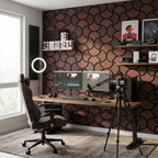 Britwall Acoustic Wall Panel 600x600mm PET + MDF Pack of 4 – Wave Arc Design