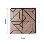 EchoGrid Acoustic Wall Panel -  PET + MDF Size: 610 x 610 x 17 mm (Pack of 4)