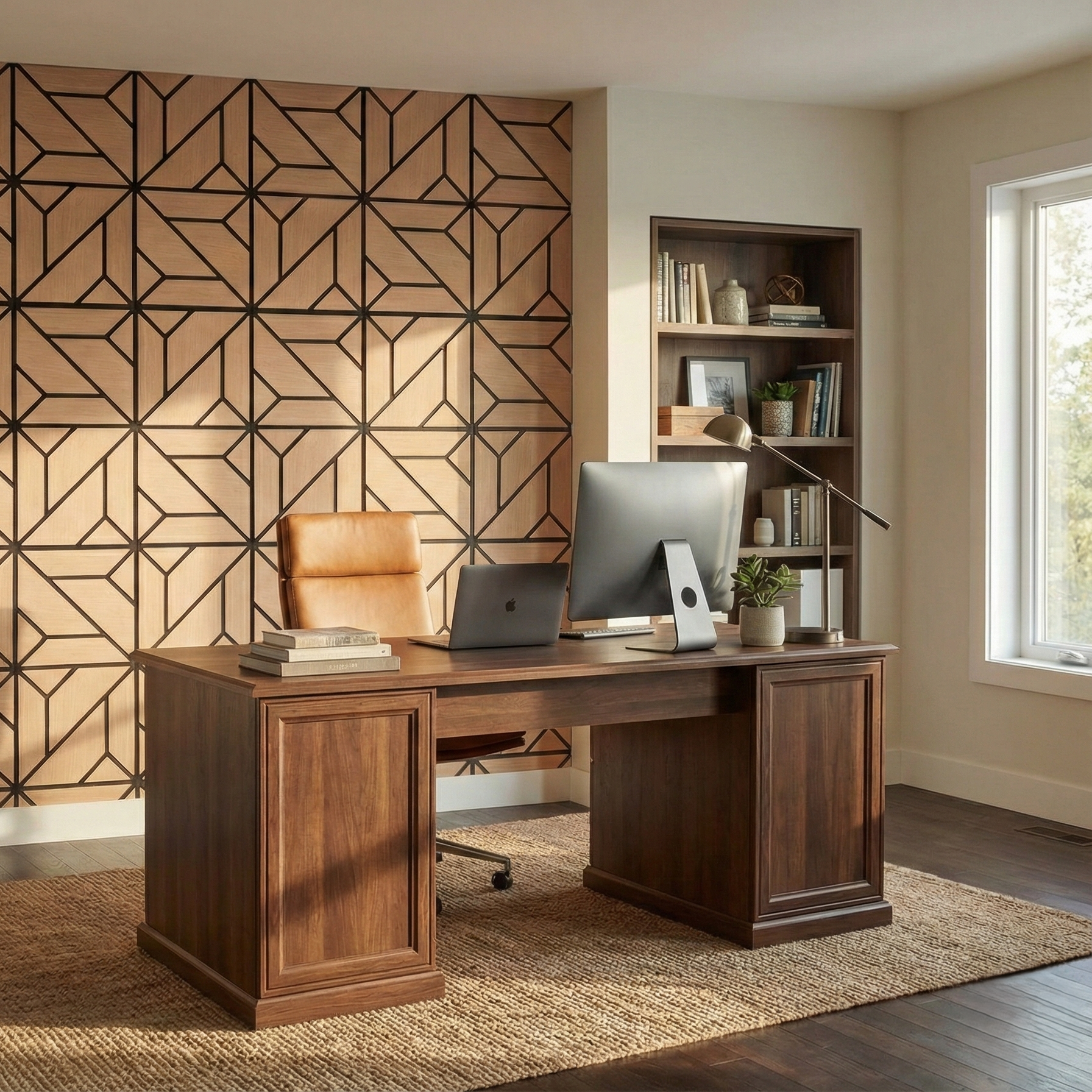 Britwall Acoustic Wall Panel EchoGrid PET + MDF Pack of 4 – EchoGrid