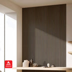 Linear Acoustic Wall Panel -  PET + MDF Size: 605 x 2400 mm (Pack of 2)