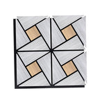 Acoustic Wall Panels PET MDF Pack of 4 – Geometric