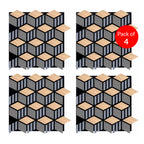 HexaCube Acoustic Wall Panel - PET + MDF Size: 685 x 740 mm (Pack of 4)