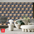 Britwall Acoustic Wall Panel HexaCube PET + MDF Pack of 4 – HexaCube