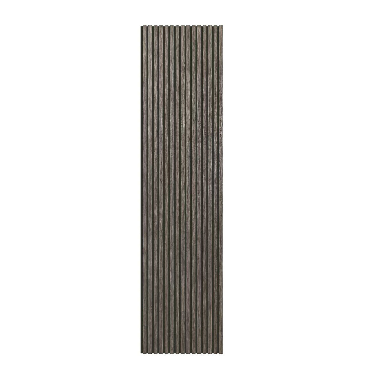 Linear Acoustic Wall Panel -  PET + MDF, Warm Brown Wood Grain Size: 2400*600*21mm (Pack of 2)