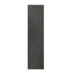 Linear Acoustic Wall Panel -  PET + MDF, PW-Grey Engineer Wood  Size: 2400*600*21mm (Pack of 2)