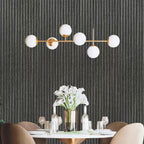 Linear Acoustic Wall Panel -  PET + MDF, PW-Grey Engineer Wood  Size: 2400*600*21mm (Pack of 2)