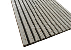 BRITWALL Linear Acoustic Wall Panel, 2400x600x21mm (Pack of 2) – Beige Gold Dot Design