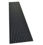 BRITWALL Linear Acoustic Wall Panel, 2400x600x21mm (Pack of 2) – Black Gold Marble Design