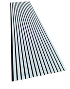 BRITWALL Linear Acoustic Wall Panel, 2400x600x21mm (Pack of 2) – White Gold Marble Design