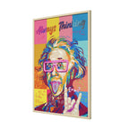 Britwall LED Wall Art Einstein Follow Your Dreams Illuminated Canvas 63x93cm with UK Plug & ON Off Switch  Can be Sold