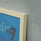 Britwall LED Wall Art Einstein Follow Your Dreams Illuminated Canvas 63x93cm with UK Plug & ON Off Switch  Can be Sold