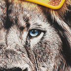 Britwall LED Wall Art Lion King Illuminated Canvas 61.6x91.6cm with UK Plug & ON Off Switch