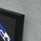 Britwall LED Wall Art Gamer with Console Illuminated Canvas 63x93cm with UK Plug & ON Off Switch
